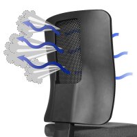 Topstar Bürostuhl Sitness Open X (N) Deluxe mit Schiebesitz, OX30WTW2 T220 Stoff anthrazit, Gestell schwarz