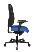 Topstar Bürostuhl Sitness Open X (N) Deluxe mit Schiebesitz, OX30WTW2 T260 Stoff blau, Gestell schwarz