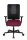 Topstar Bürostuhl Sitness Open X (N) Deluxe mit Schiebesitz, OX30WTW2 T270 Stoff rot, Gestell schwarz