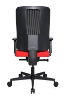 Topstar Bürostuhl Sitness Open X (N) Deluxe mit Schiebesitz, OX30WTW2 T310 Stoff rot, Gestell schwarz