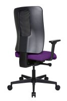 Topstar Bürostuhl Sitness Open X (N) Deluxe mit Schiebesitz, OX30WTW2 T330 Stoff lila, Gestell schwarz