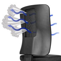 Topstar Bürostuhl Sitness Open X (N) Deluxe mit Schiebesitz, OX30WTW2 T330 Stoff lila, Gestell schwarz