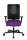 Topstar Bürostuhl Sitness Open X (N) Deluxe mit Schiebesitz, OX30WTW2 T330 Stoff lila, Gestell schwarz