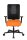 Topstar Bürostuhl Sitness Open X (N) Deluxe mit Schiebesitz, OX30WTW2 T340 Stoff orange, Gestell schwarz