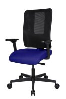 Topstar Bürostuhl Sitness Open X (N) Deluxe mit Schiebesitz, OX30WTW2 T380 Stoff blau, Gestell schwarz