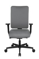 Topstar Bürostuhl Sitness Open X (P) Deluxe mit Schiebesitz, OX60WTW2 T23 Stoff grau, Gestell schwarz