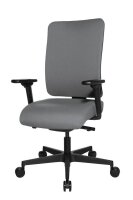 Topstar Bürostuhl Sitness Open X (P) Deluxe mit Schiebesitz, OX60WTW2 T23 Stoff grau, Gestell schwarz