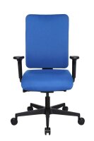 Topstar Bürostuhl Sitness Open X (P) Deluxe mit Schiebesitz, OX60WTW2 T26 Stoff blau, Gestell schwarz