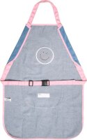 BRUNNEN Mädchen Kinder Malschürze Happy Hippie blau Einheitsgröße 1 St.