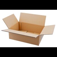 Nestler Wellpapp-Faltkartons 1-wellig braun 31,5 x 22,5 x...