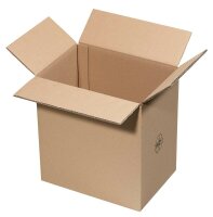 Nestler Wellpapp-Faltkartons 2-wellig braun 31,8 x 22,8 x 33,8 cm Außenmaß, 20 St.