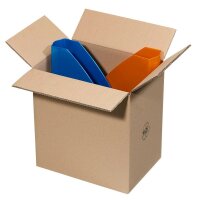 Nestler Wellpapp-Faltkartons 2-wellig braun 31,8 x 22,8 x 33,8 cm Außenmaß, 20 St.
