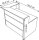 Kerkmann Empfangstheke BARI L-Form, weiß, anthrazit 150,0 x 95,0 x 108,0 cm