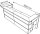 Kerkmann Empfangstheke BARI U-Form, weiß, anthrazit 300,0 x 95,0 x 108,0 cm