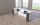Kerkmann Empfangstheke BARI U-Form, weiß, anthrazit 300,0 x 95,0 x 108,0 cm