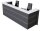Kerkmann Empfangstheke BARI U-Form, anthrazit, weiß 300,0 x 95,0 x 108,0 cm