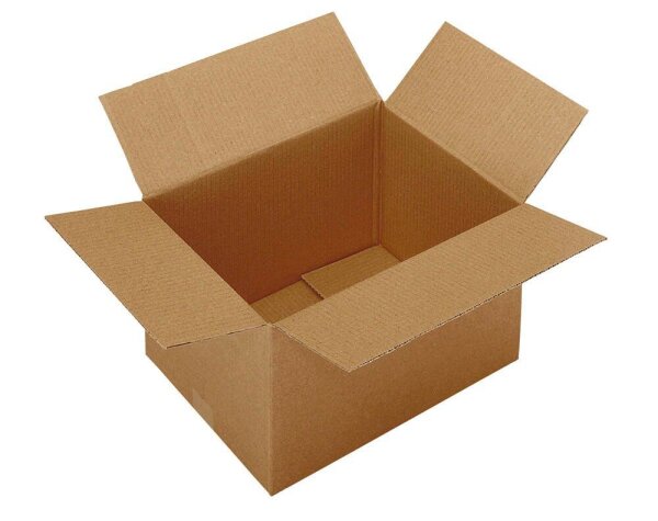 Nestler Wellpapp-Faltkartons 1-wellig braun 41,0 x 21,0 x 23,7 cm Außenmaß, 20 St.