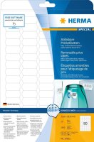 HERMA Etiketten 10002 weiß 35,6 x 16,9 mm, 25 Blatt