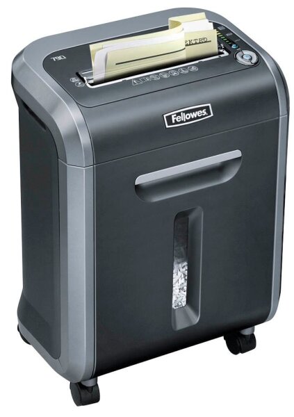 Fellowes Powershred 79Ci Aktenvernichter mit Partikelschnitt P-4, 4 x 38 mm, bis 16 Blatt, schwarz