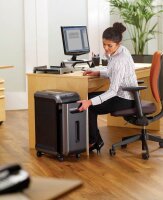 Fellowes Powershred 99Ci Aktenvernichter mit Partikelschnitt P-4, 4 x 38 mm, bis 18 Blatt, schwarz