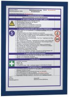 DURABLE Magnetrahmen selbstklebend DURAFRAME® blau A4, 2 St.