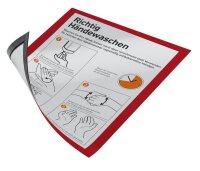 DURABLE Magnetrahmen selbstklebend DURAFRAME® rot A4,...