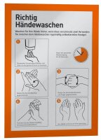 DURABLE Magnetrahmen selbstklebend DURAFRAME® orange...