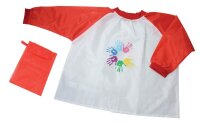 DONAU unisex Kinder Malschürze rot...