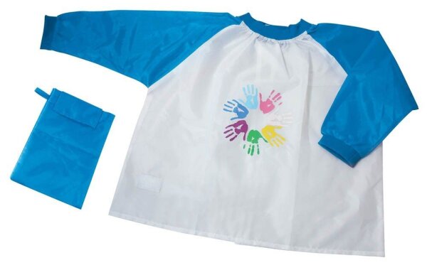 DONAU unisex Kinder Malschürze blau Einheitsgröße 1 St.
