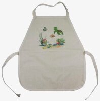 DONAU unisex Kinder Malschürze Meerestiere beige...