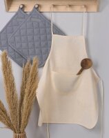 DONAU unisex Kinder Malschürze Meerestiere beige Einheitsgröße 1 St.