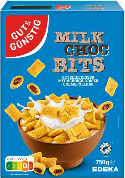 GUT&GÜNSTIG MILK CHOC BITS 750,0 g, 1 St.