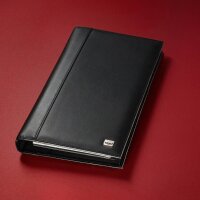 SIGEL Visitenkarten-Ringbuch Torino schwarz