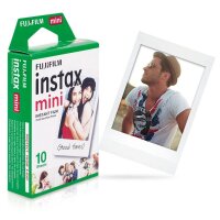 FUJIFILM instax mini Sofortbildkamera-Film weiß, 10 St.