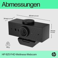 HP 625 FHD Webcam schwarz