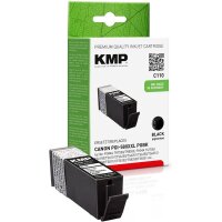 KMP C107BKXV  schwarz Druckerpatrone kompatibel zu Canon...