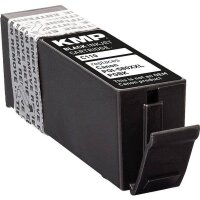 KMP C107BKXV  schwarz Druckerpatrone kompatibel zu Canon PGI-580XXL PGBK