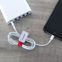 10 LABEL THE CABLE Klettkabelbinder MINI TAGS farbsortiert