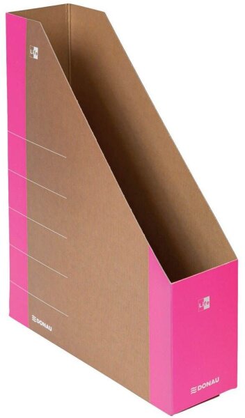 DONAU Stehsammler LIFE 330289116 pink Karton, DIN A4