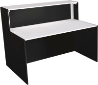 Kerkmann Empfangstheke BARI gerade, anthrazit, weiß 140,0 x 95,0 x 112,0 cm
