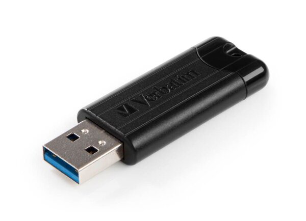 verbatim USB-Stick PinStripe 3.0 schwarz 128 GB, 1 St.