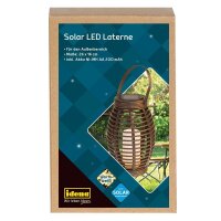 Idena Laterne LED Solarleuchte bronze, 1 St.