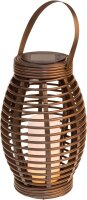 Idena Laterne LED Solarleuchte bronze, 1 St.
