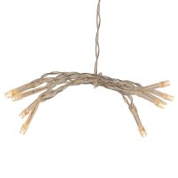 Idena 10er LED Lichterkette transparent 1,0 m