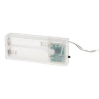 Idena 10er LED Lichterkette transparent 1,0 m