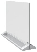nobo Glas-Magnettafel Diamond 60,0 x 45,0 cm weiß