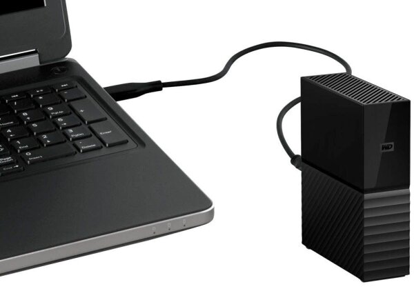 Western Digital My Book 16 TB externe HDD-Festplatte schwarz