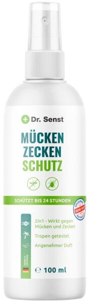Dr. Senst® MÜCKEN ZECKEN SCHUTZ Mückenschutz-Spray 100 ml