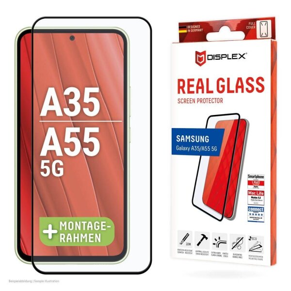 DISPLEX® Real Glass Display-Schutzglas für Samsung Galaxy A35