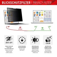 DISPLEX® Privacy Safe wiederablösbare 2-Wege...
